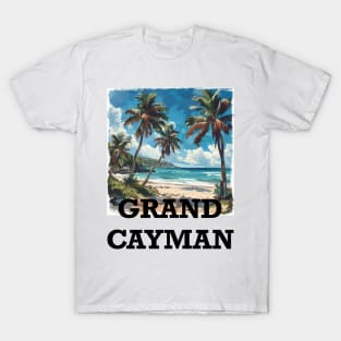 Grand Cayman (with Black Lettering) T-Shirt